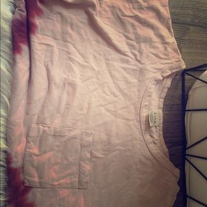 Faded and tye dye tee shirt
